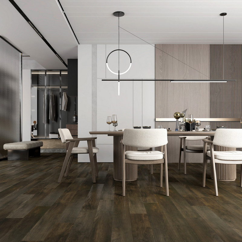 Кварц Винил (SPC) Fargo Comfort 2022-2 Орех Маньчжурский, 43 класс, 4 мм