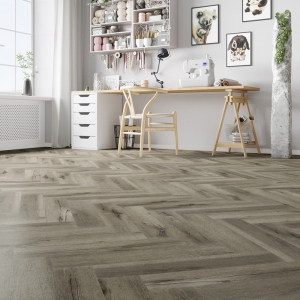 Кварц Винил (SPC) Fargo Parquet 33-001-1 Дуб Мадрид, 43 класс, 4 мм