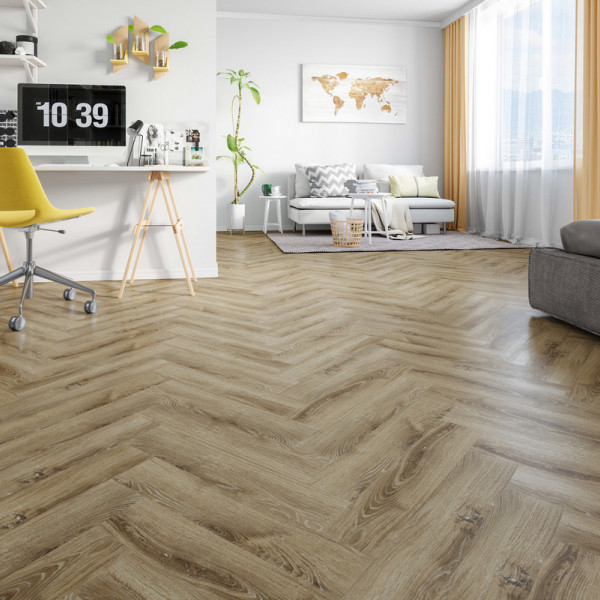 Кварц Винил (SPC) Fargo Parquet 33-385-7 Дуб Коломбо, 43 класс, 4 мм