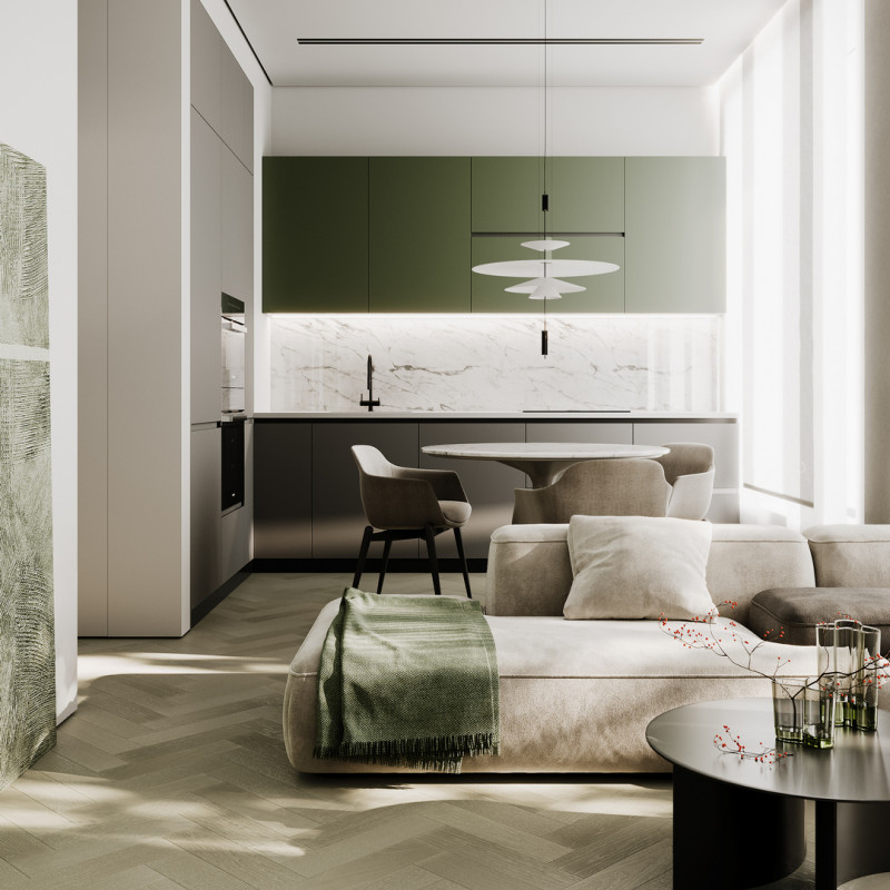 Кварц Паркет Штучный 44-1258-08 Дуб Лунный, 43 класс, 5 мм