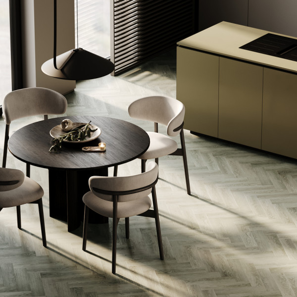 Кварц Винил (SPC) Herringbone 4,5мм 44-88292-004 Дуб Дартмур, 43 класс, 4,5 мм