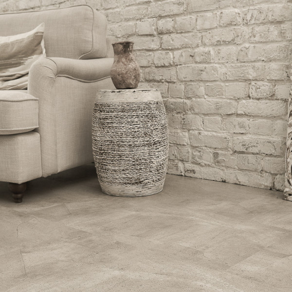 Кварц Винил (SPC) CERAMO VINILAM STONE 61603 Бетонная смесь