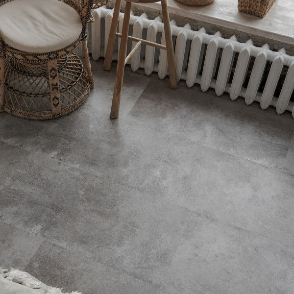 Виниловый пол (LVT) CERAMO VINILAM STONE GLUE 61605 Сланцевый Камень