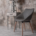 Виниловый пол (LVT) CERAMO VINILAM STONE GLUE 61606 Бетон