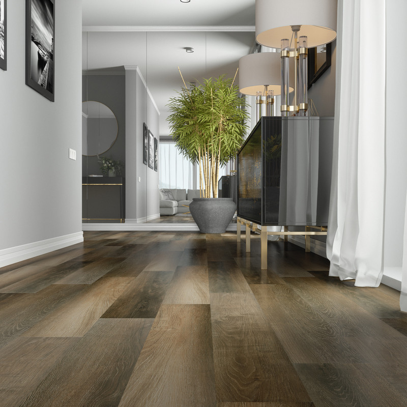 Кварц Винил (SPC) Fargo Comfort 61W921 Дуб Прага, 42 класс, 4 мм