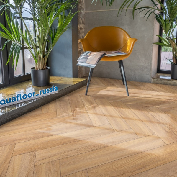 Кварц Винил (SPC) Space Parquet Light AF4508PQL , 43 класс, 4,5 мм