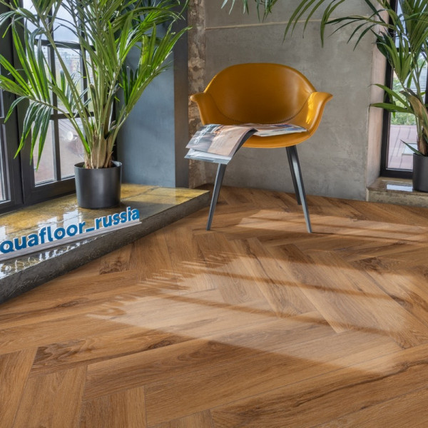 Кварц Винил (SPC) Space Parquet Light AF4509PQL , 43 класс, 4,5 мм