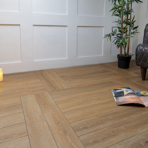 Кварц Винил (SPC) PARQUET+ AF6020 , 43 класс, 7 мм