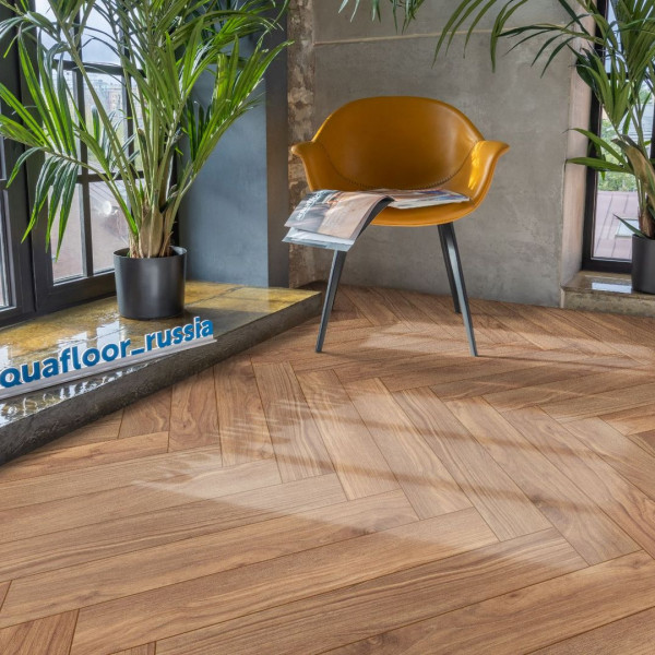 Кварц Винил (SPC) PARQUET+ AF6022PQN , 43 класс, 7 мм