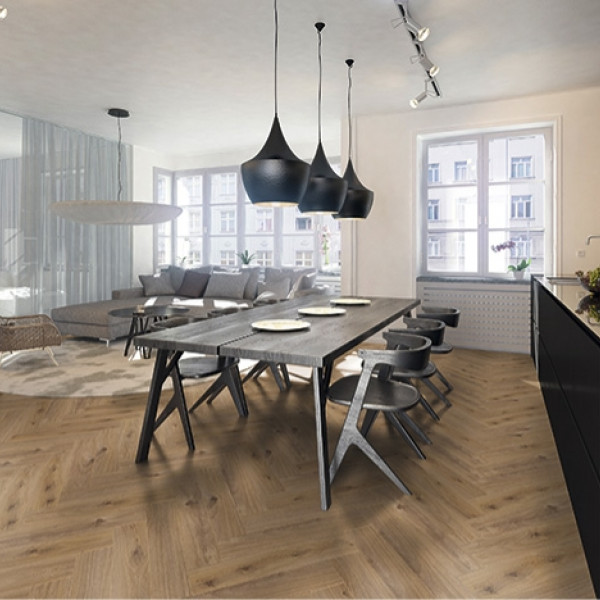 Ламинат Herringbone D4169 Дуб Алькасар