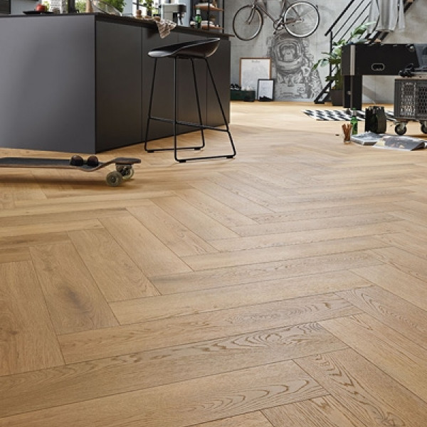 Ламинат Herringbone D8232/D3861 Дуб Касба/Дуб Пиза