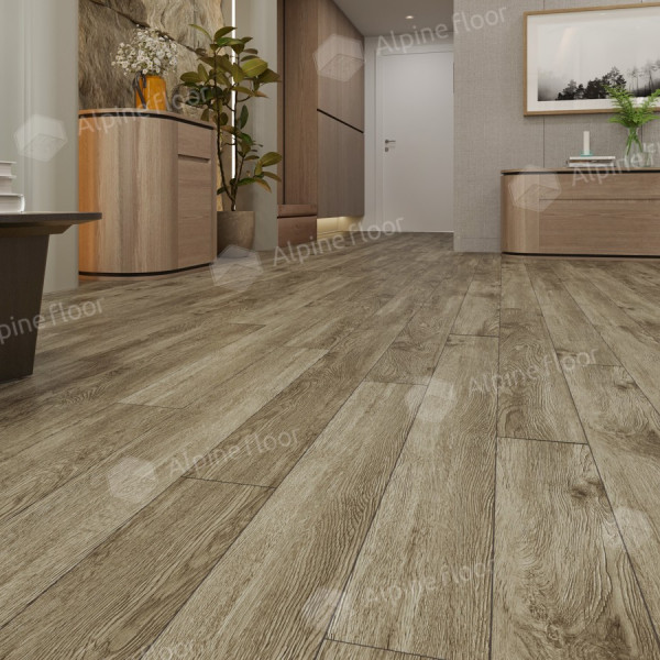 Кварц Винил (SPC) Grand Sequoia Village ECO 11-807 Венге Грей, 43 класс, 4 мм