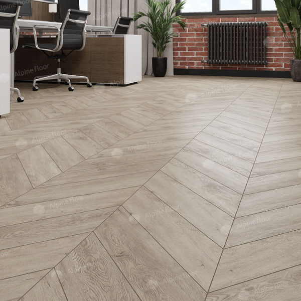 Кварц Винил (SPC) Chevron Alpine ECO 18-11 Карите Chevron, 43 класс, 5 мм
