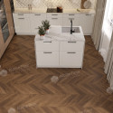 Кварц Винил (SPC) Chevron Alpine ECO 18-13 Дуб Коричневый Chevron, 43 класс, 5 мм Кварц Винил (SPC) Chevron Alpine ECO 18-13 Дуб Коричневый Chevron, 43 класс, 5 мм