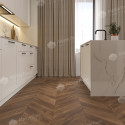 Кварц Винил (SPC) Chevron Alpine ECO 18-13 Дуб Коричневый Chevron, 43 класс, 5 мм Кварц Винил (SPC) Chevron Alpine ECO 18-13 Дуб Коричневый Chevron, 43 класс, 5 мм