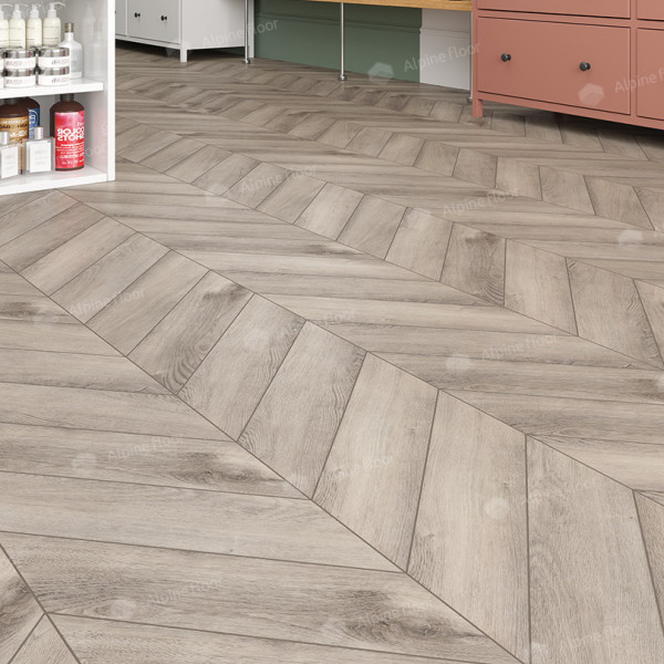 Виниловый пол (LVT) Chevron Alpine LVT ECO 20-8 Дуб Исида Chevron