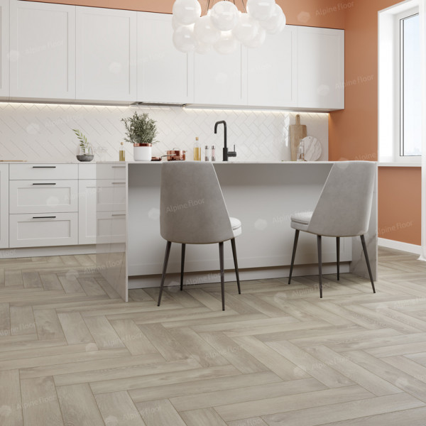 Кварц Винил (SPC) Parquet Premium ECO19-1 Дуб Фантазия, 43 класс, 8 мм