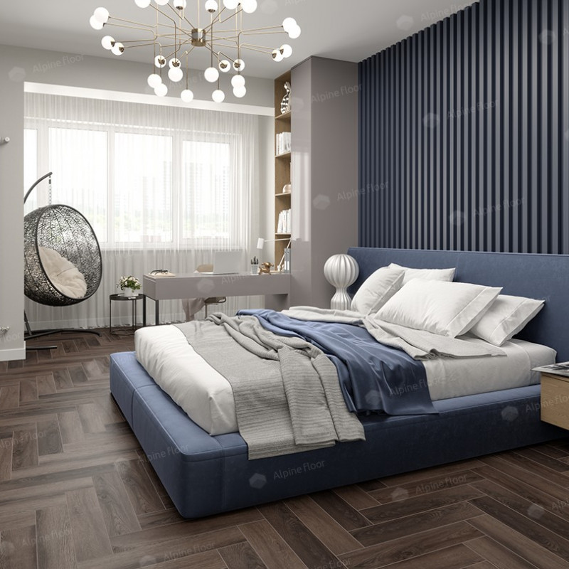 Кварц Винил (SPC) Parquet Premium ECO19-16 Фафнир, 43 класс, 8 мм