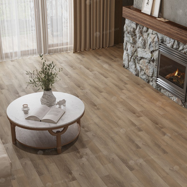 Кварц Винил (SPC) Parquet Premium ECO19-17 Дуб Природный Изысканный, 43 класс, 8 мм