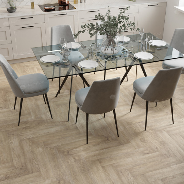 Кварц Винил (SPC) Parquet Premium ECO19-3 Дуб Ваниль Селект, 43 класс, 8 мм
