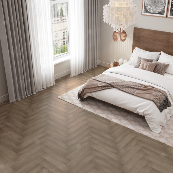 Кварц Винил (SPC) Parquet Premium ECO19-7 Дуб насыщенный, 43 класс, 8 мм