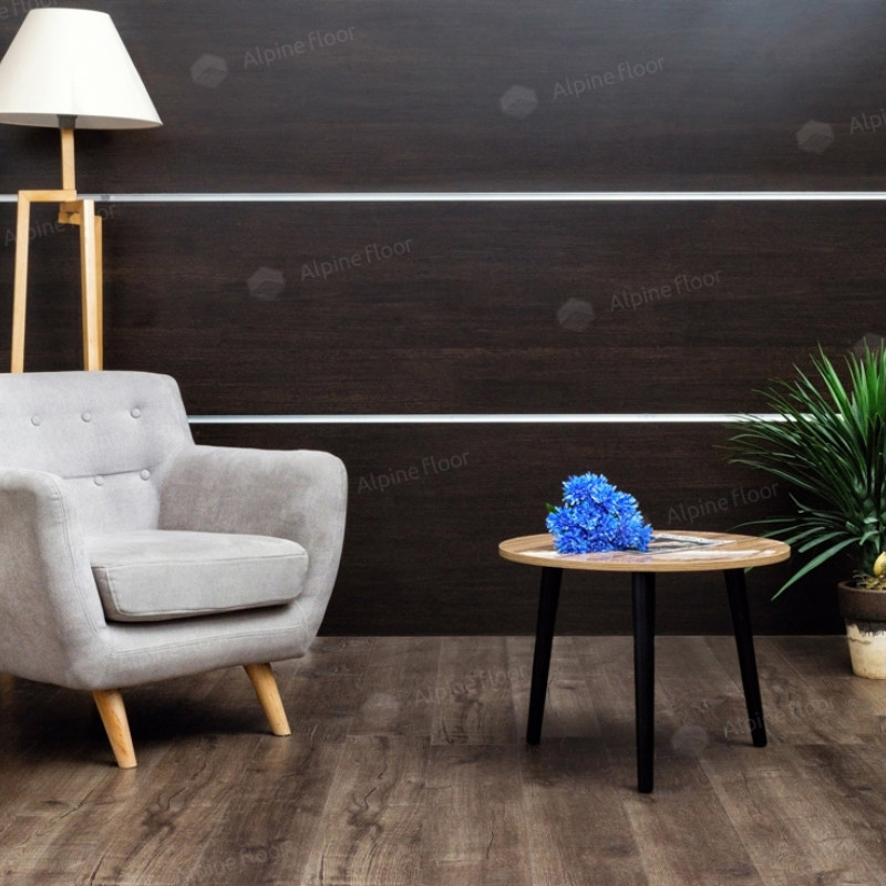 Кварц Винил (SPC) REAL WOOD ЕСО 2-3 Дуб Vermon, 43 класс, 6 мм