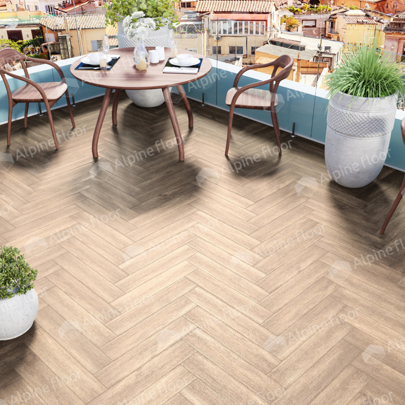 Кварц Винил (SPC) PARQET LIGHT ЕСО13-10 Макадамия, 43 класс, 4 мм