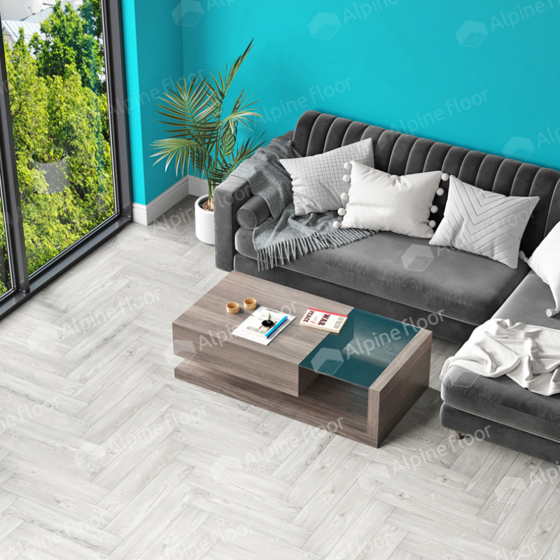 Кварц Винил (SPC) PARQET LIGHT ЕСО13-11 Снежный, 43 класс, 4 мм