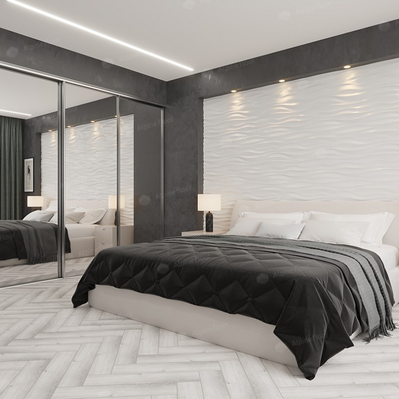 Кварц Винил (SPC) PARQET LIGHT ЕСО13-12 Дуб Альхена , 43 класс, 4 мм